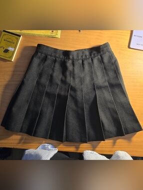 Los Angeles Apparel Black Pleated Skirt